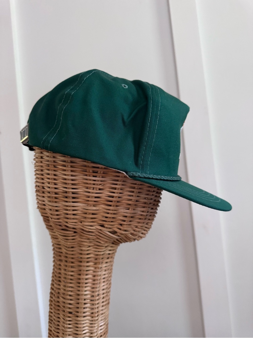 Green Embroidered Rope-Front Cap - Picture 4 of 4